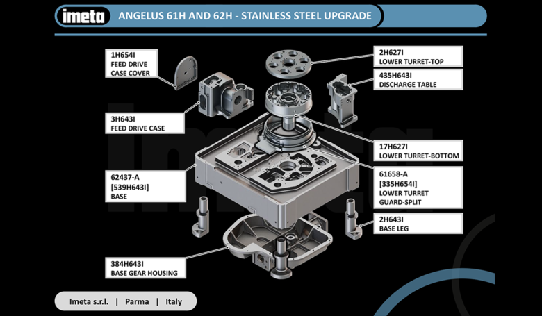 STAINLESS STEEL CASTING UPGRADE FOR SEAMERS